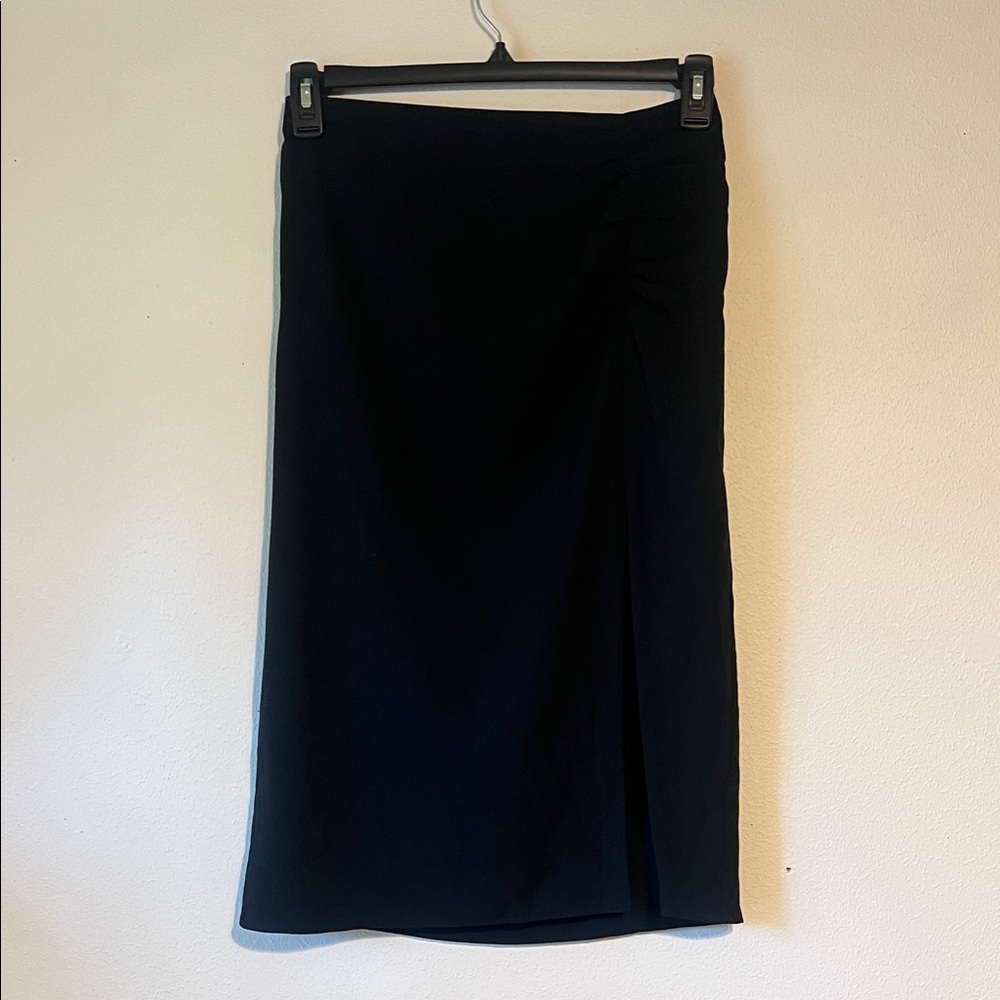 Abercrombie black skirt with slit size 2P